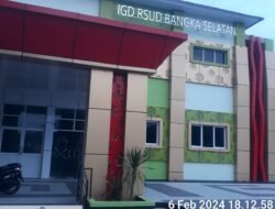 Gedung Rawat Inap RSUD Bangka Selatan Selesai Dibangun Sampai Saat Ini Belum Difungsikan Dan Ada Kretakan di Gedung Tersebut