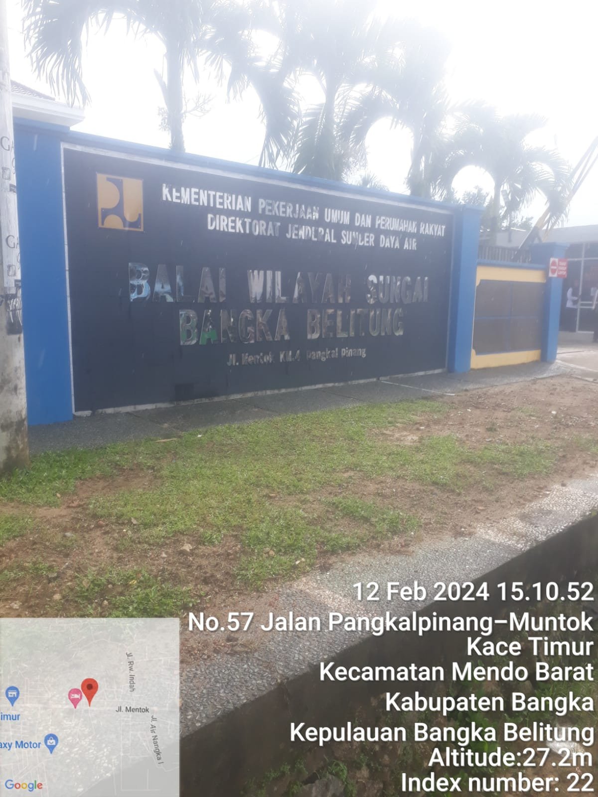 Saat di Konfirmasi Mengenai Air Baku Tukak Sadai Pihak Kementerian Pekerjaan Umum Balai Wilayah Sungai Bungkam Dengan Beralaskan DL
