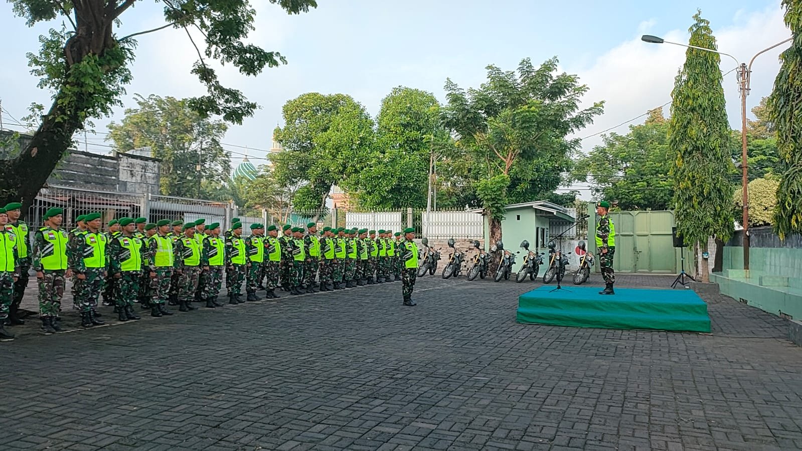 H-1 Pilpres 2024, Kodim 0815/Mojokerto Perkuat Kesiapsiagaan