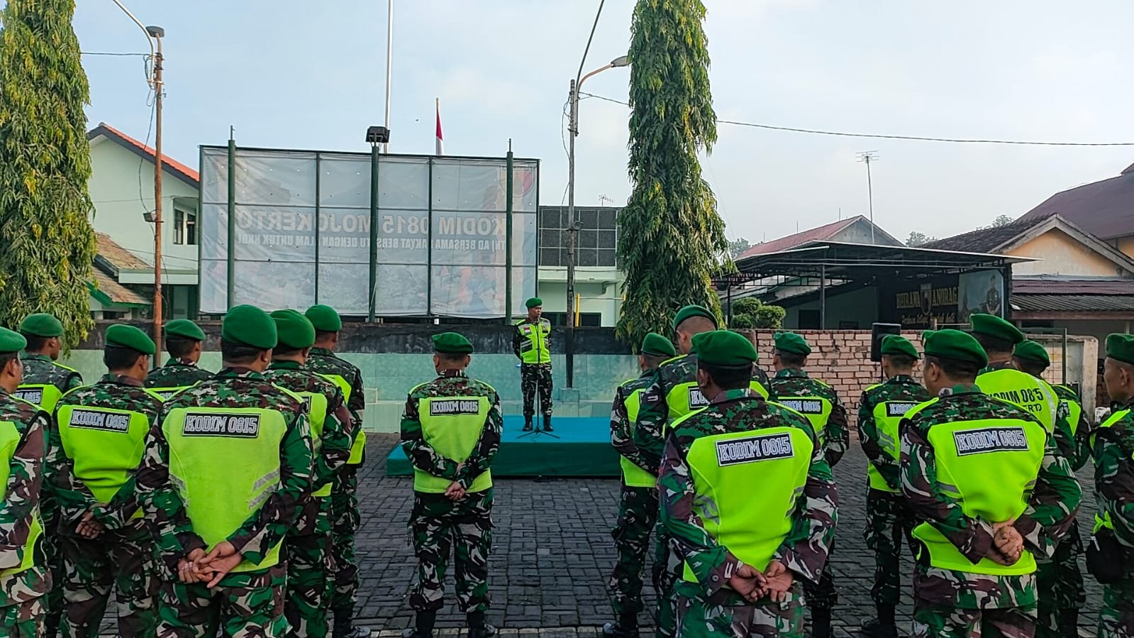 H-1 Pilpres 2024, Kodim 0815/Mojokerto Perkuat Kesiapsiagaan