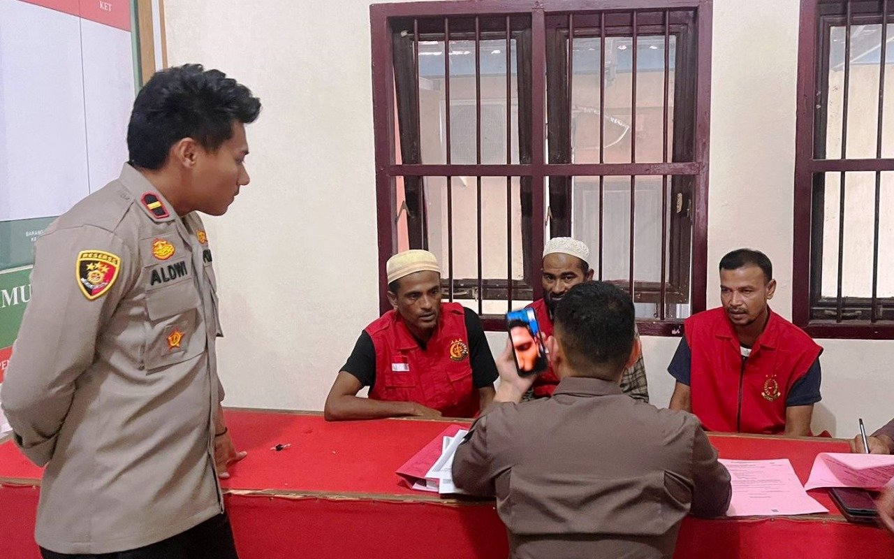 Polres Aceh Timur Limpahkan Tersangka Tiga Warga Myanmar dalam Perkara TPPO ke JPU