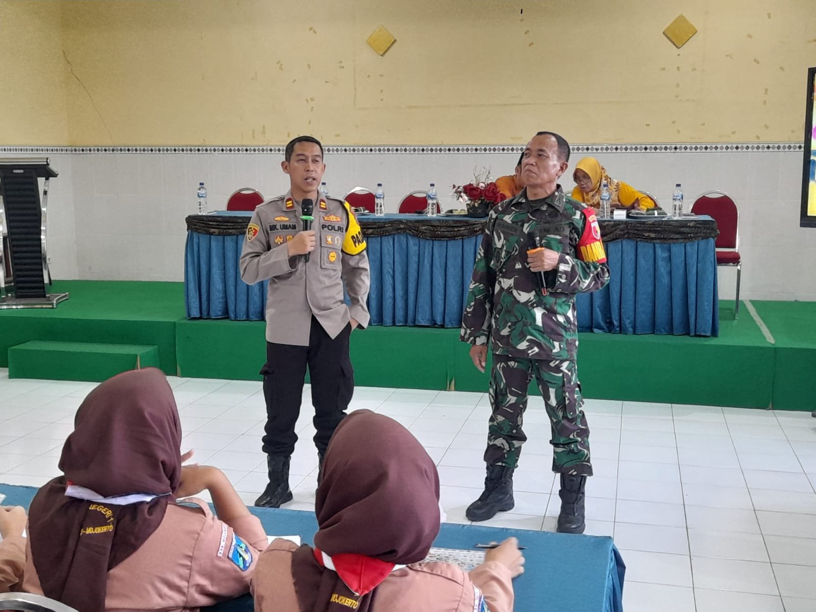 Cegah Kenakalan Remaja dan Akibat Stunting, Polsek Dlanggu  Bersama Forkopimcam Gelar Graha Penting
