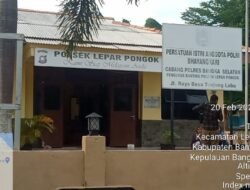 Berkibarnya Bendera Sobek Dan Kusam Didepan Kantor Polsek Tanjung Labu