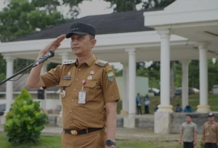 Pj Bupati Muaro Jambi Pimpin Apel Masa Tenang Pemilu
