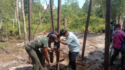 Pembangunan Penampungan Air Bersih Terus Berlanjut