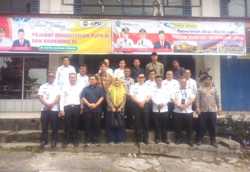 Kepala Dinas Disperindak Sungai Penuh Lakukan Check Alokasi Pasar