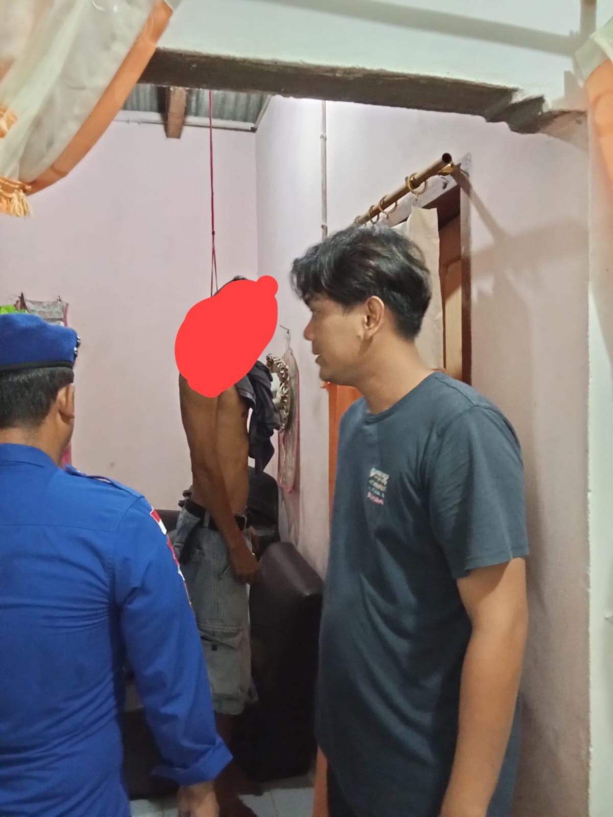 Warga Tanjung Gudang Belinyu Diduga Tewas Gantung Diri 