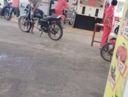 Sampai Saat Ini SPBU 24331133 Desa Nibung Aparat Penegak Hukum Tutup Mata Dengan Adanya Aktivitas Pengerit Minyak BBM Bersubsidi Pertalite