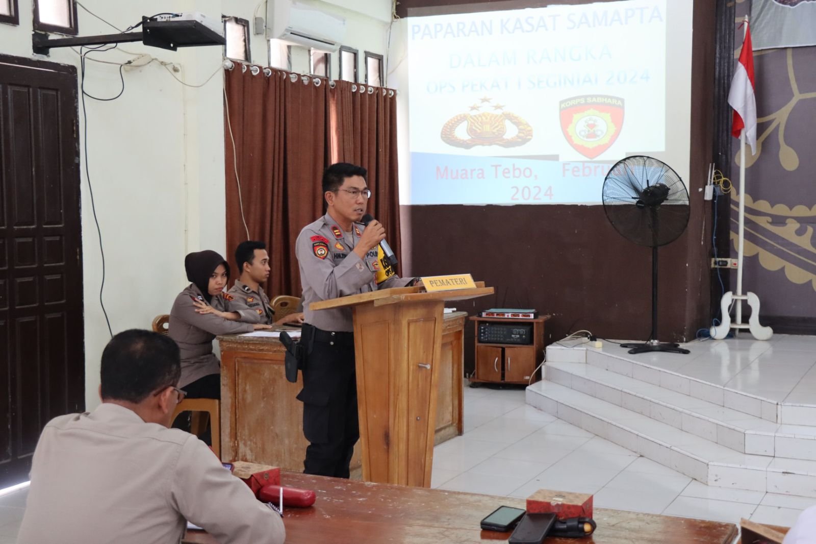 Antisipasi Kamtibmas Dalam Menghadapi Bulan Suci Ramadhan,Kapolres Tebo membuka Lat pra Ops Pekat I siginjai 2024