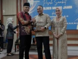 Ketua DPRD Kabupaten Muaro Jambi Yuli Setia Bakti Menghadiri Pisah Sambut Kapolres Muaro Jambi