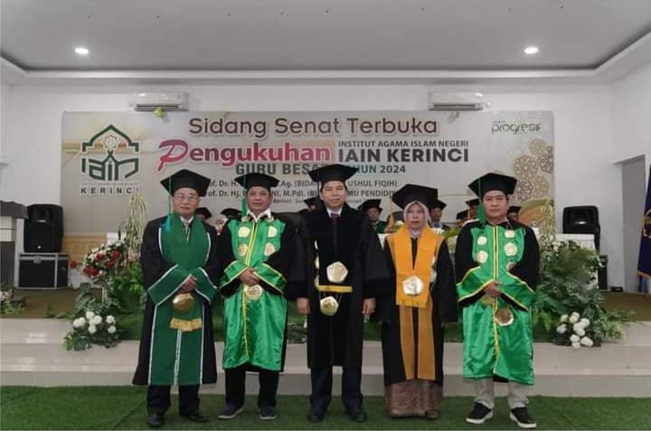 Sidang Senat Terbuka, Pengukuhan Guru Besar Institut Agama Islam Negeri (IAIN) Kerinci Tahun 2024