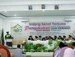 Sidang Senat Terbuka, Pengukuhan Guru Besar Institut Agama Islam Negeri (IAIN) Kerinci Tahun 2024