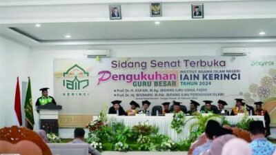 Sidang Senat Terbuka, Pengukuhan Guru Besar Institut Agama Islam Negeri (IAIN) Kerinci Tahun 2024