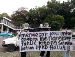 Komak; Mendesak KPK Segera Menangkap Ketua DPRD Halut