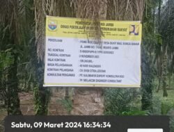 Tanggung Jawab CV Kontruksi Belum Selesai, Jalan Dibangunan Box ke Bukit Mas Perlu Perbaikan