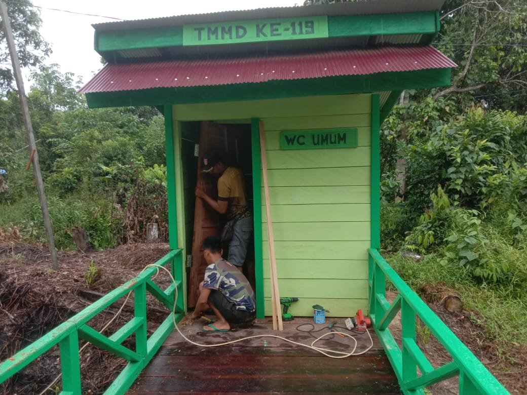 Satgas TMMD Rampung Bangun MCK