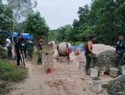 Satgas TMMD ke 119 Kebut Semenisasi