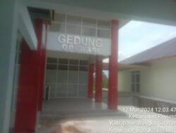 Kretakan di Gedung Rumah Sakit Umum Krio Panting Payung Sampai Saat Ini Belum Ada Perbaikan