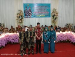 Pj Bupati Muaro jambi hadiri acara pengukuhan lembaga adat Desa Bakti Mulya Dan Desa Bukit Mas
