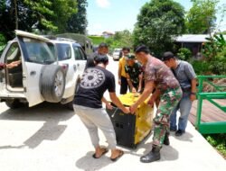 Satgas TMMD Bantu Warga Pindahkan Genset