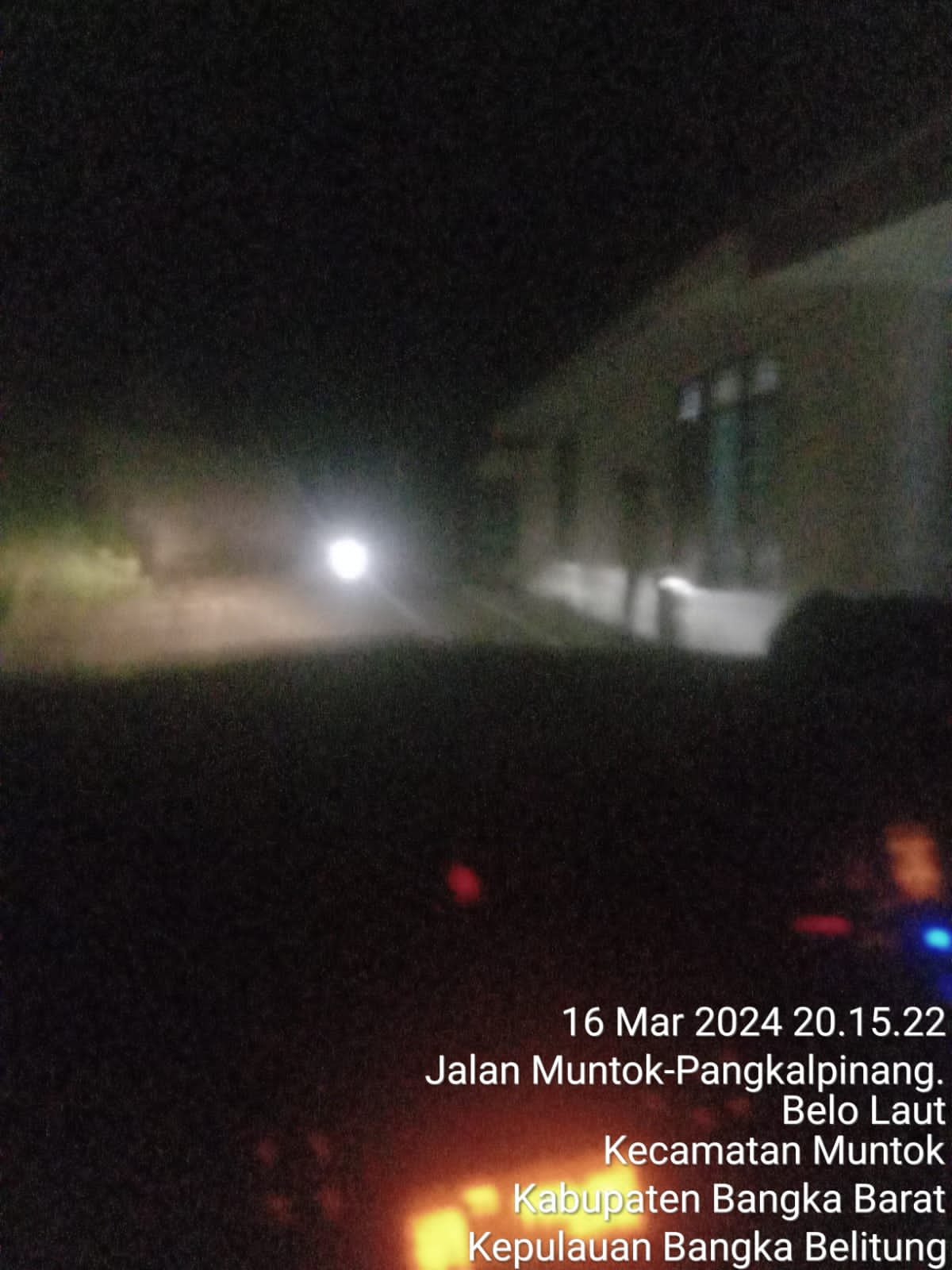 Jual beli timah malam hari diduga milik apng kampung Kadur belo kecamatan Muntok