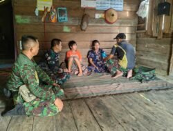 Peduli Warga Yang Sakit, Satgas Bantu Pengobatan Warga Kelian