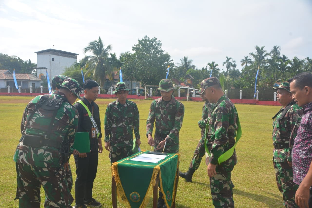TMMD H- 1 Penutupan, Kodim 0912/Kubar Gelar Gladi Kotor