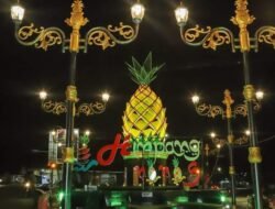 Pembangunan Tugu Nanas Toboali Tidak Sesuai Dalam Rab Pengerjaan Yang Seharusnya Ada Air Mancur