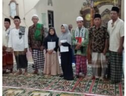 Pelajar PAMI Nurul Iman Wonosari,Dea Partiwi DanTika Marlisa, Mengisi Safari Ramadhan Di Masjid Al-Ihsaniah Desa Tebing Tinggi
