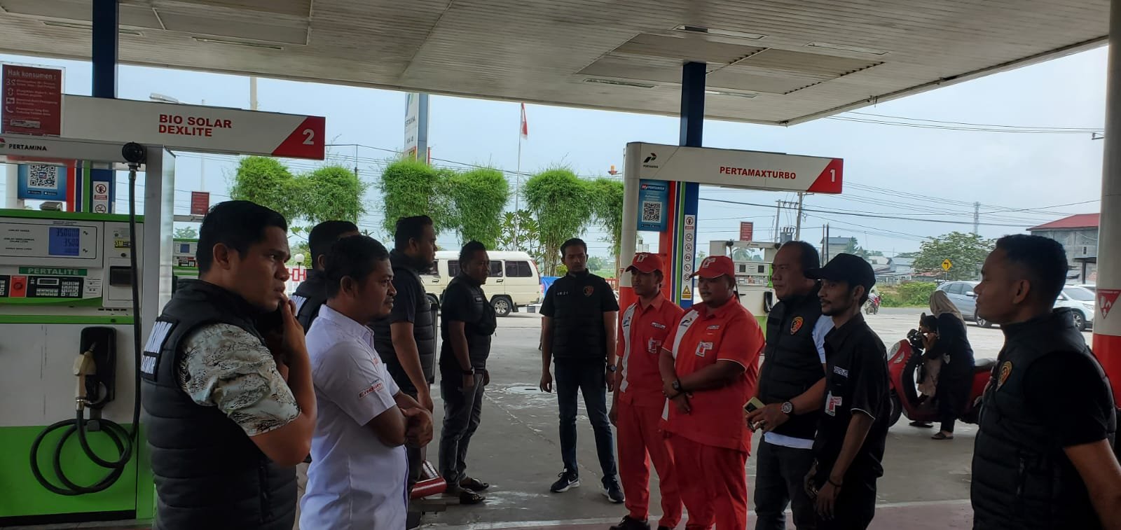Satreskrim Polres Aceh Timur Cek SPBU Cegah Kecurangan dan Penyalahgunaan BBM