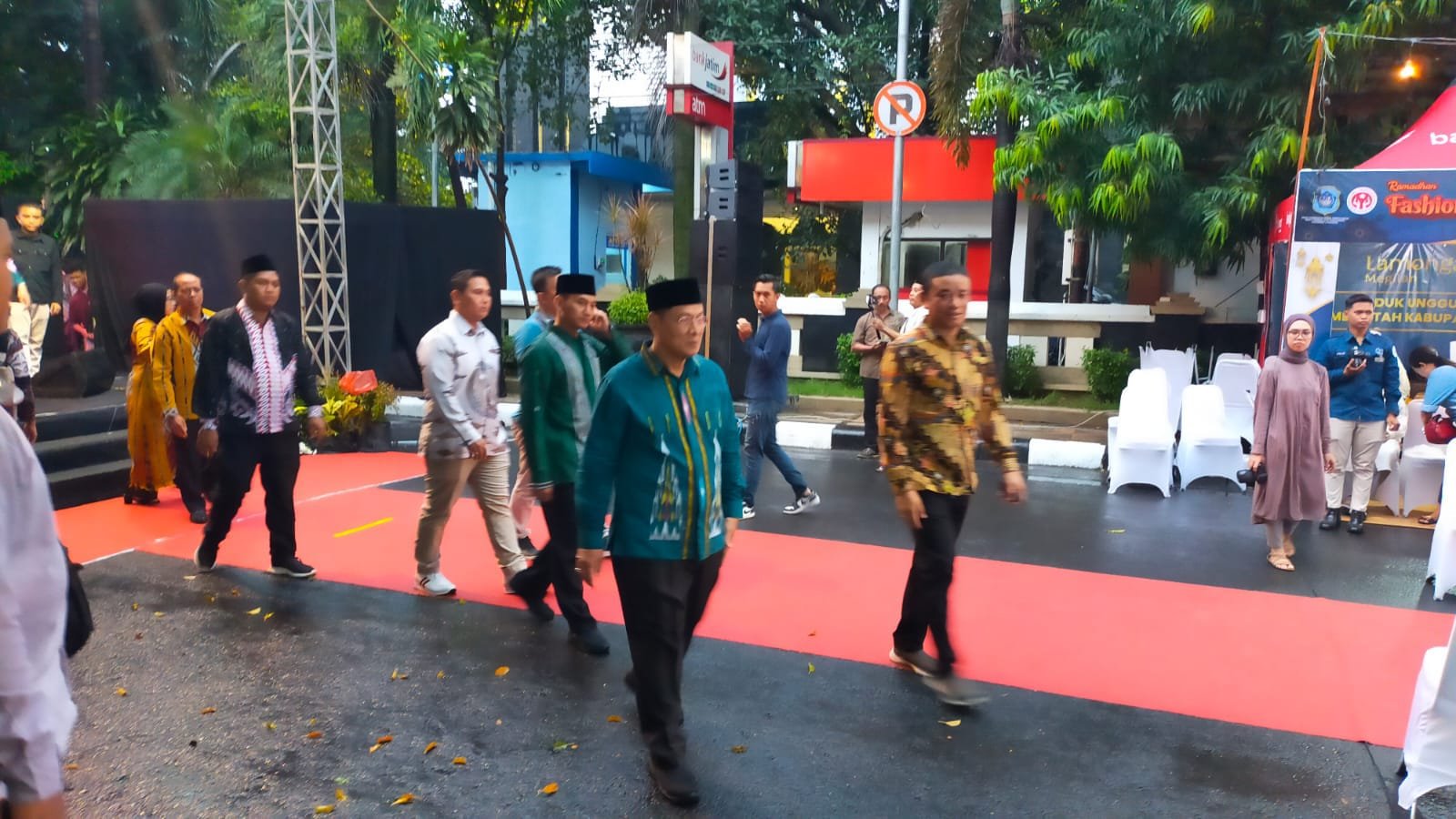Dandim Lamongan Hadiri Food Festival Ramadhan Fashion Parade