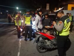 Polisi Amankan Puluhan Ranmor Tidak Sesuai Spektek di Kota Kediri Diduga Balap Liar
