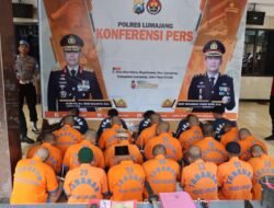 Operasi Pekat Semeru 2024 Polres Lumajang Berhasil Amankan Puluhan Tersangka