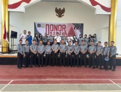 Rutan dan Lapas Kota Agung Gelar Aksi Donor Darah Dalam Menyambut HBP Ke – 60
