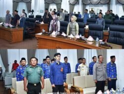 Wabup H.Baktiar,SP Hadiri Rapat Paripurna LKPJ Tahun 2023 Di Ruang pola DPRD