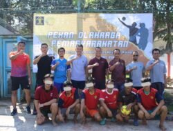 Semarakkan Peringatan HBP ke-60, Lapas Kotaagung Gelar Pekan Olahraga Pemasyarakatan