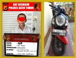 Operasi Sikat Seulawah Tahun 2024, Satreskrim Polres Aceh Timur Kembali Ungkap Pelaku Curanmor