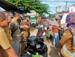 PJ Bupati Tubaba Diharapkan Warga Bisa mengatasi Pedagang Nakal Jualan Di pinggir jalan pasar mulya Asri