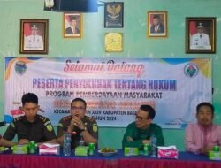 Demi Terwujudnya Desa Yang Lebih Baik Kacabjari MuaraTembesi Berikan Pemahaman Hukum Di Batin XXIV