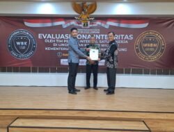 TPI WBK Kemenkumham RI Rekomendasikan Rutan Kota Agung Lolos Tahap Selanjutnya