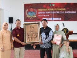 Jadi Teladan Seluruh Pegawai, Satu Pegawai Lapas Kotaagung Jalani Masa Purnabakti
