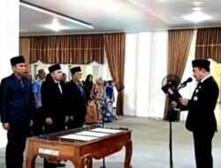 Pj Bupati Kerinci Asraf, Lantik Direktur Prumda Tirta Sakti Kerinci