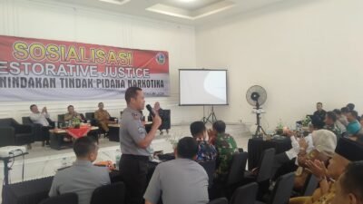 Kolaborasi Bersama Polres Tanggamus Serta APH Terkait, Kalapas Kotaagung Ikuti Sosialisasi Restorative Justice dan Penindakan Tindak Pidana Narkotika