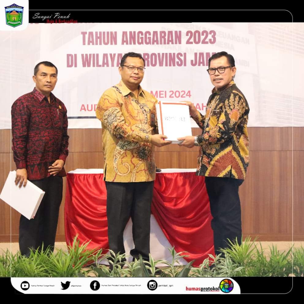 Pemkot Sungai Penuh Kembali Raih WTP Ke 10 Berturut-Turut