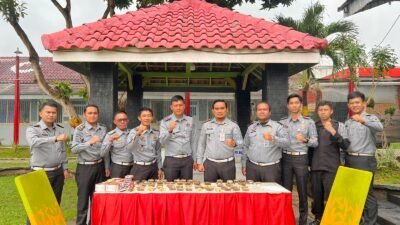 Deteksi Dini Gangguan Kamtib,Lapas kelas II A Narkotika Bandar Lampung Melakukan Pengecekan, dan Perawatan Gembok