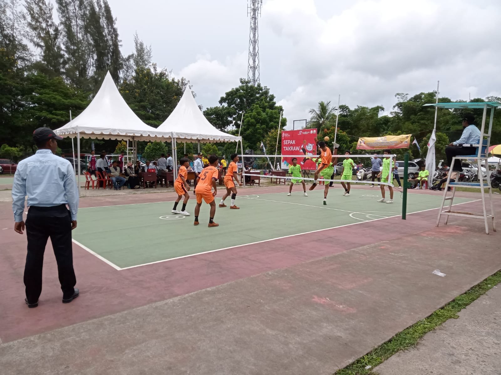 Sepak takraw No kuadrat Aceh Timur Dapat Tiket Masuk Final