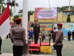 Polres Tanggamus Gelar Upacara Peringatan HUT ke-79 Republik Indonesia