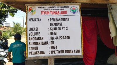 Tunas Asri Terus Meningkatkan Insfrastruktur Pembangunan Untuk Masyarakat