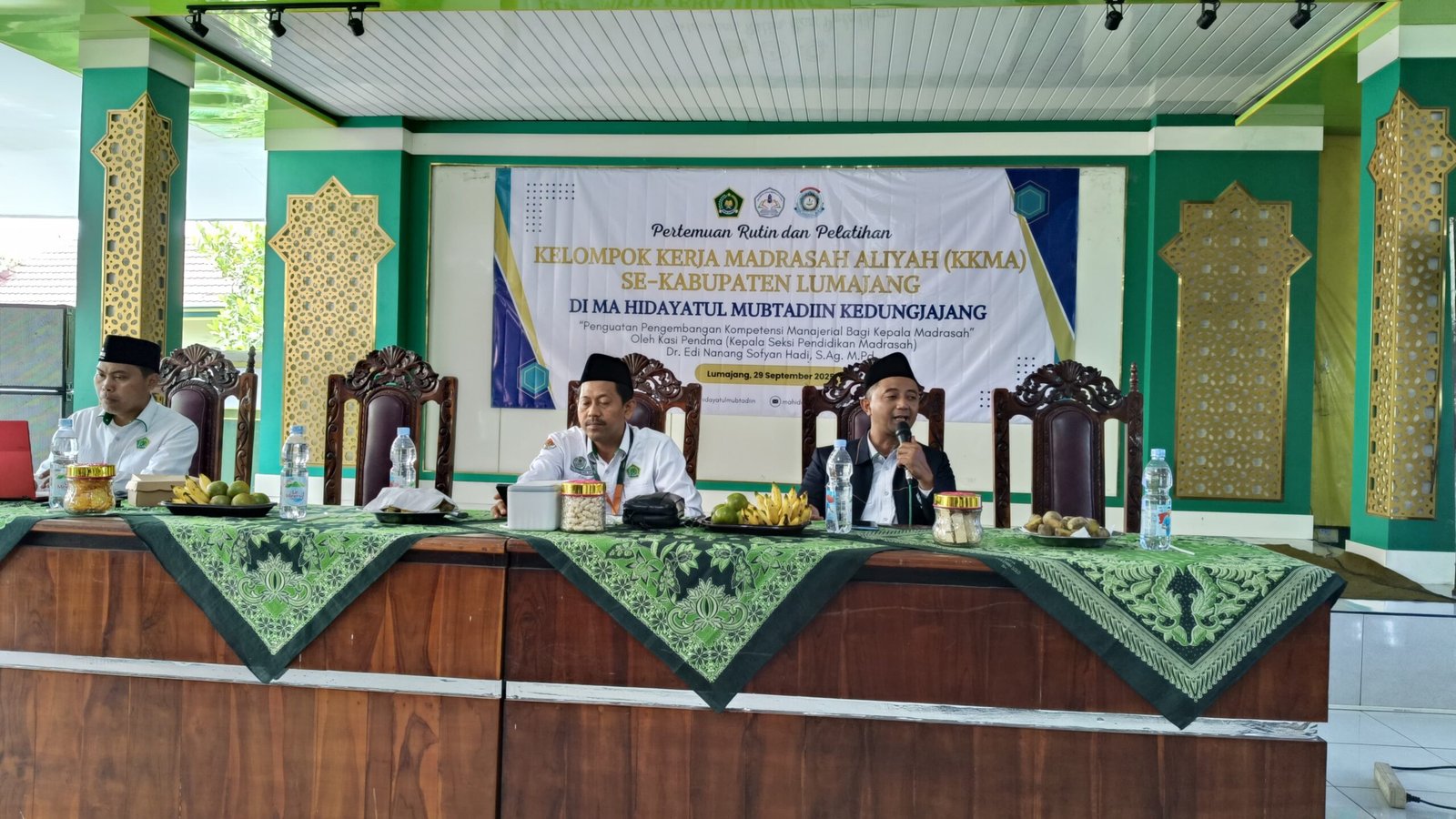 KKMA Lumajang AdakanRapat Rutin dan  Pelatihan Penguatan Pengembangan Kompetensi Manajerial Bagi Kepala Madrasah