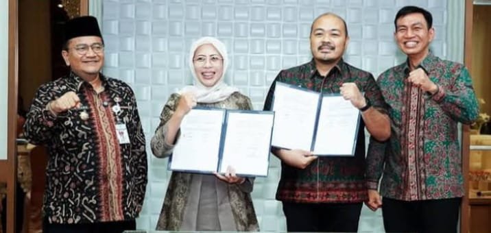 Bupati Batang Hari dan Walikota Jambi Jalin Kerja Sama Penyelenggara Urusan Kemetrologian